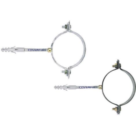 Collare Per Discese Pluviali Zincato D 100 Mm - 50 Pz