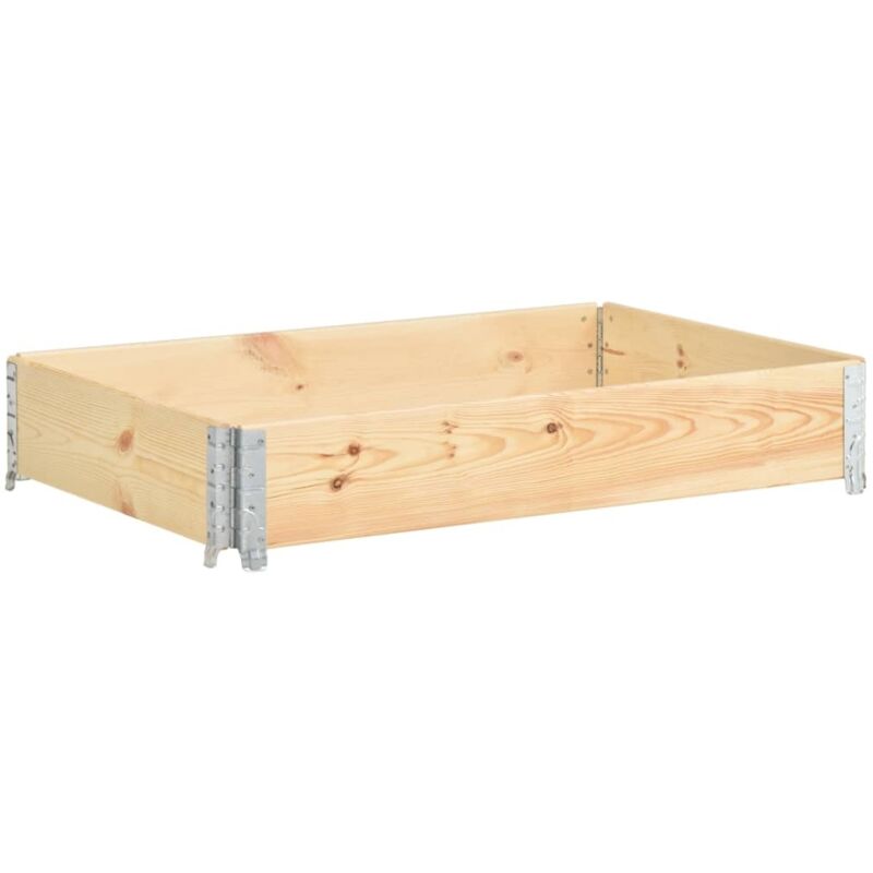Collare per Pallet in Legno Massello di Pino Impilabili e Pieghevoli vari dimensioni dimensioni : 80x120 cm