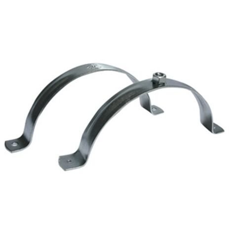 COLLARE PER TUBI PE & PVC IN ACCIAIO ZINCATO- Diam. 200mm- FISCH- pezzi 1
