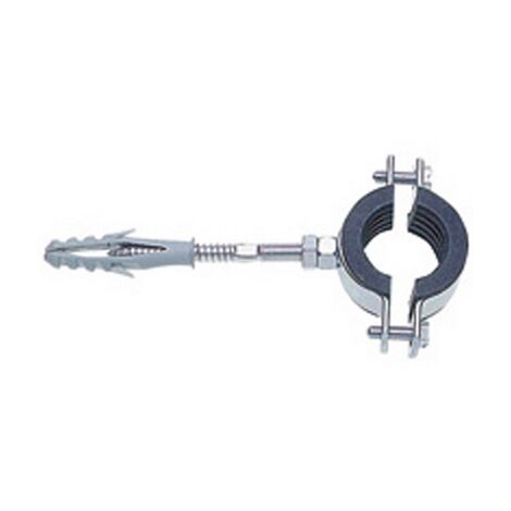 Collare pesante zincato con guarnizione isofonica diam. 2"          (mm 58-62)