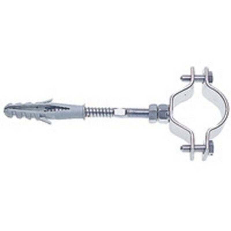 Collare pesante zincato con tassello e vite 3/8