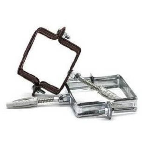 COLLARE PLUVIALE QUADRO Diam. 100x100 mm - Zincato