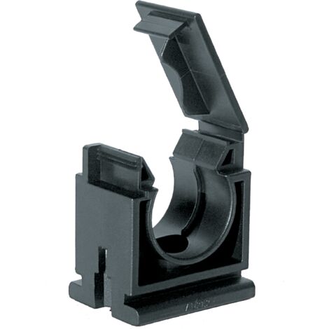 Collare poliammide AD15,8 nero con supporto per cablaggio DKC5043-12N