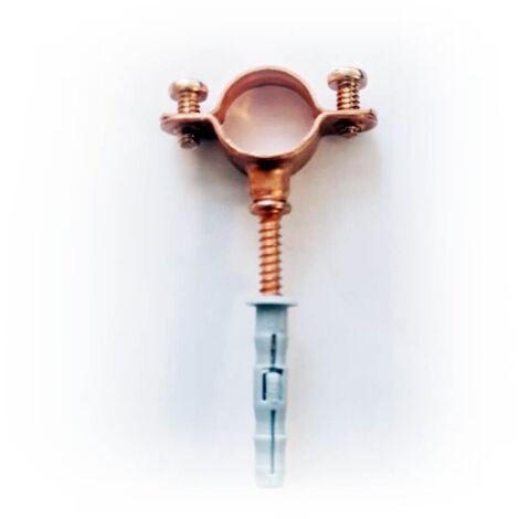 Collare rame ø35 mm per fissaggio tubo rame 2703500CU - - RACCORDERIE METALLICHE - -