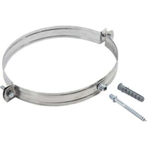 Collare reggitubo acciaio inox aisi 304 cm 13 + tassello (10 pezzi) Zincogroup
