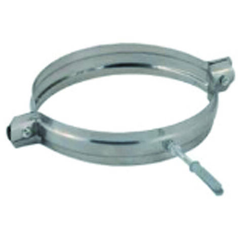 COLLARE REGGITUBO IN ACCIAIO INOX AISI 304 MONOPARETE SPESSORE MM.0,5- - ø mm.140 - 5 pezzi