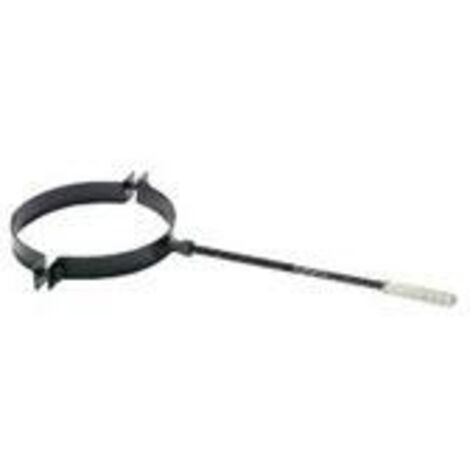 COLLARE REGGITUBO PELLET NERO OPACO SAVE - CM 10 + TASSELLO - 1 pezzo