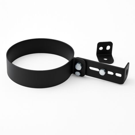 Collare registrabile arredo viteria prolunghe canale fumo muro stufa pellet misura Ø 180 mm - confezione 1