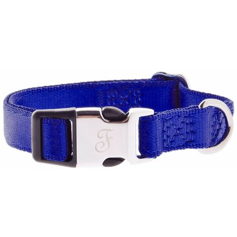 Collare regolabile in nylon resistente antigraffio per cani: 1,5 x 25-40 cm - arancio