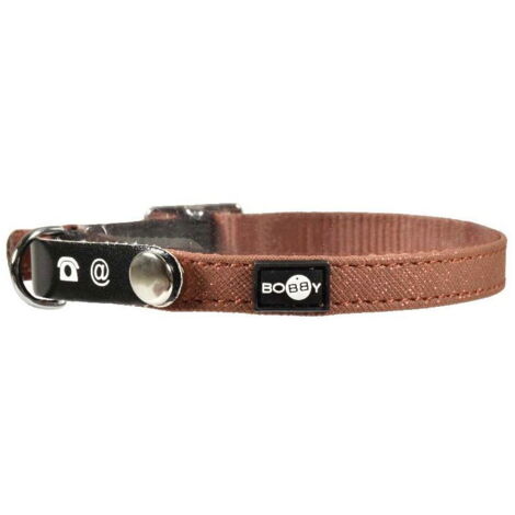 Collare rosso in nylon glitterato con linguetta per indirizzo modello Glitter per gatti