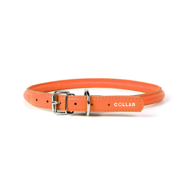 Cilli - Collare soft 17-20cm arancio in pelle 8150214