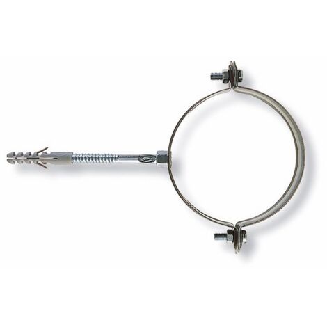 Collare Tondo SCP per Pluviali Fischer   120 mm finitura Zincata