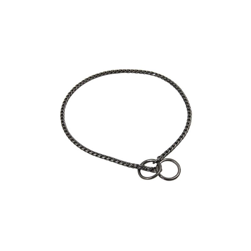 

Collares cadena Máxima Elegancia antracita 3,5mm. x 53,5 cm. CROMADO ANTRACITA
