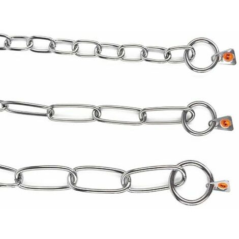 Collares inoxidables de cadena COLLAR CADENA 65CM ESLABÓN LARGO FINO