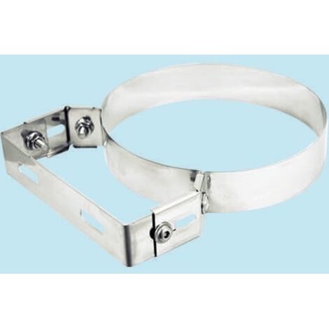 COLLARI REGOLABILI P/TUBI INOX CM.25