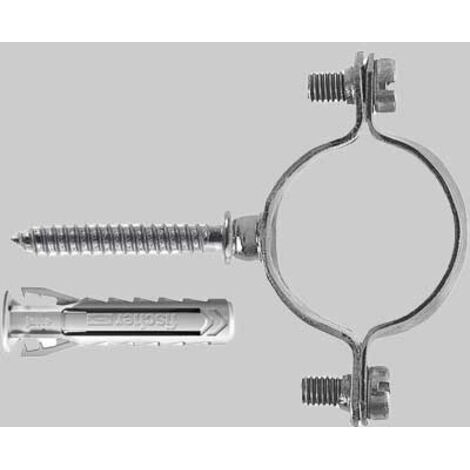 COLLARINO LEGGERO IN ACCIAIO ZINCATO E TASSELLO - Ø 38
