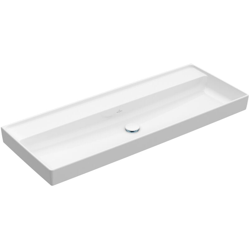 

Villeroy&boch - Collaro, Encimeras de lavabo, 1200 x 470 mm, Rectangular, Diseño registrado, para grifería mural, sin orificio para grifería, sin