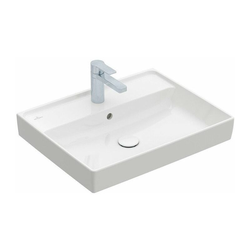 

Collaro, Lavabos de pared, 600 x 470 mm, Rectangular, Diseño registrado, para grifería de pared, sin orificio para grifería, sin rebosadero, Blanco