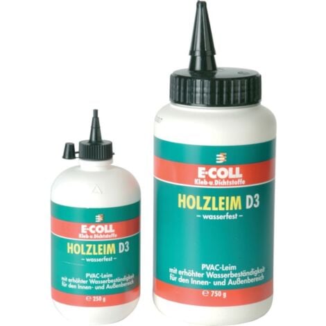 Colle a bois D3 imperméable 250g E-COLL (Par 12)
