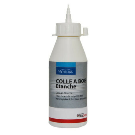 Colle à bois étanche – Mono-composant 220g – Base aqueuse sans solvant – Collage rapide pour tous types de bois – Yachtcare