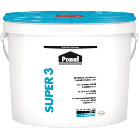 Colle à bois résistante à l'eau / Super 3 30 kg EN 204 : D3 Seau