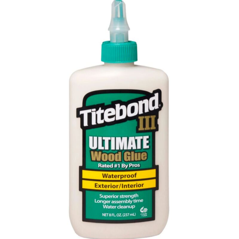 Colle à Bois TITEBOND ULTIMATE III Conditionnement: 8oz (237 ml)