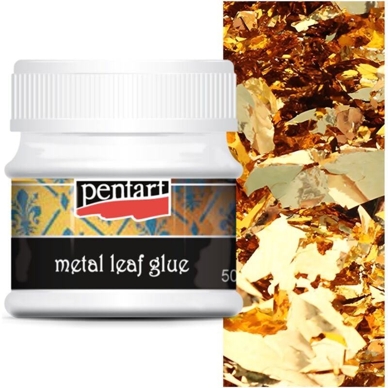 Colle à dorure Pentart mixtion pour dorure, découpage de feuilles d'or, 50ml