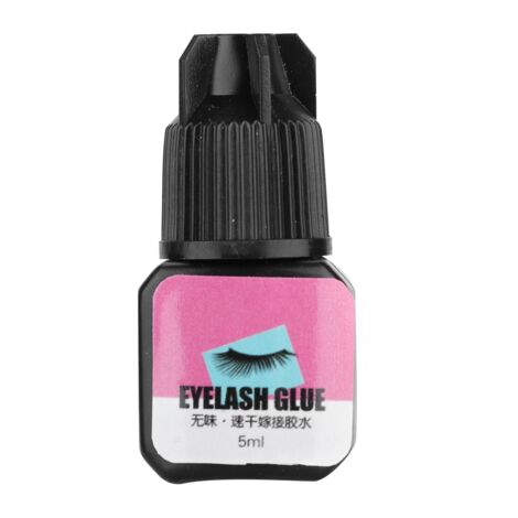 Colle à Extension de Cils 5ML, Séchage Rapide, Outil de Pratique pour Pose de Cils
