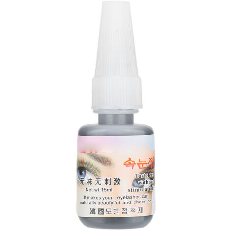 Colle à Faux Cils 15ml pour Débutants - Adhésif d'Entraînement aux Extensions