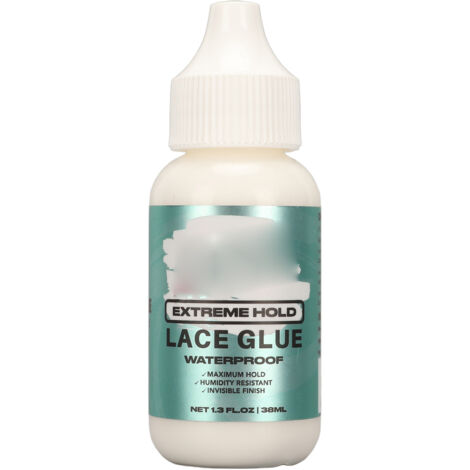 Colle à perruque forte adhésive incolore pour postiches et rallonges cheveux 38ml