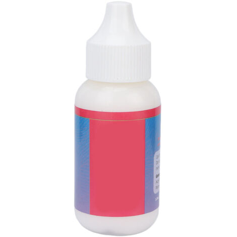 Colle à perruque résistante à l'eau et à l'huile, adhésif puissant pour perruque à dentelle, 38ml, couleur rouge rose