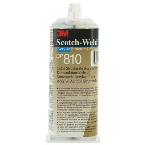 Colle acrylique bi composant 3M DP 810 48,5ml