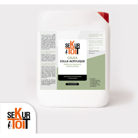 Colle acrylique EPDM toiture – partie courante 20 kg – SEKURTOIT