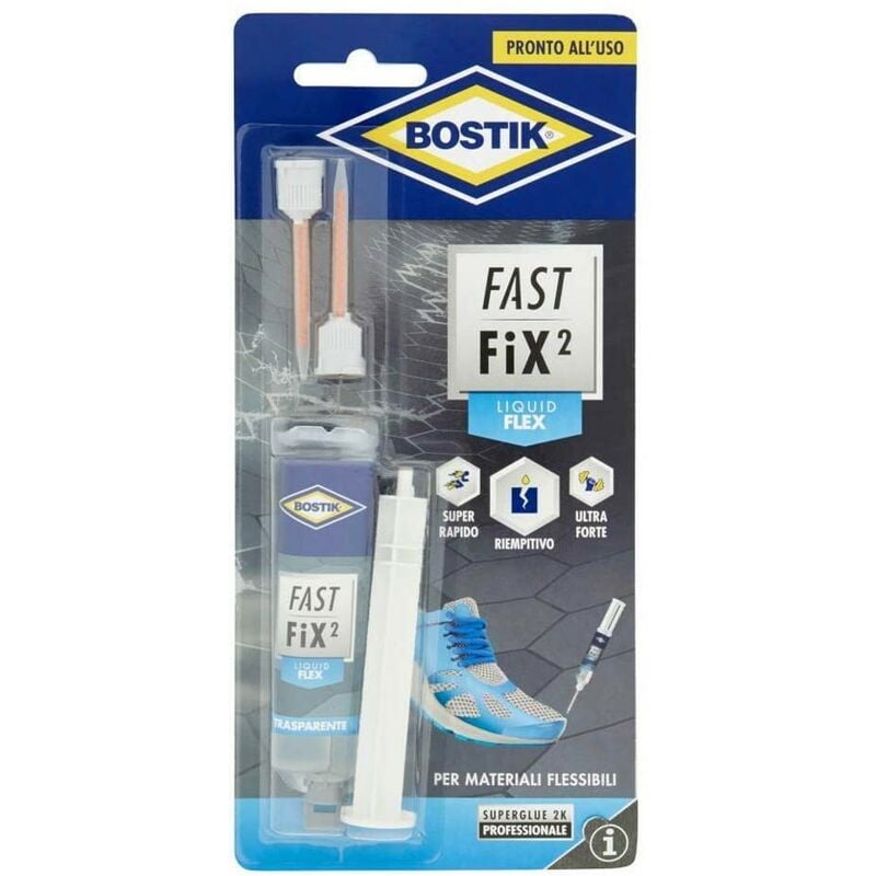 Bostik Fast Fix2 Liquid Flex 10 grammes de colle transparente