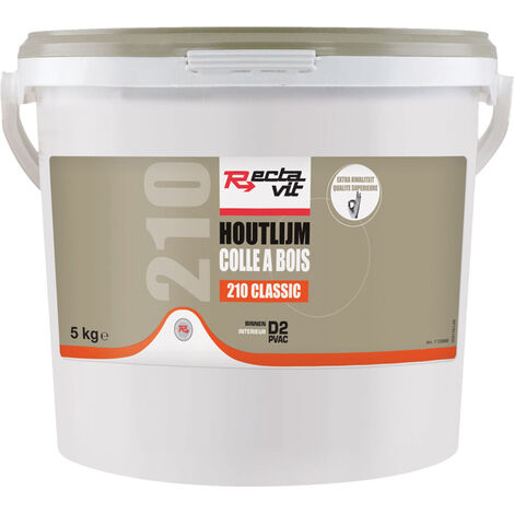 Colle blanche à bois - Contenance : 5 kg - RECTAVIT