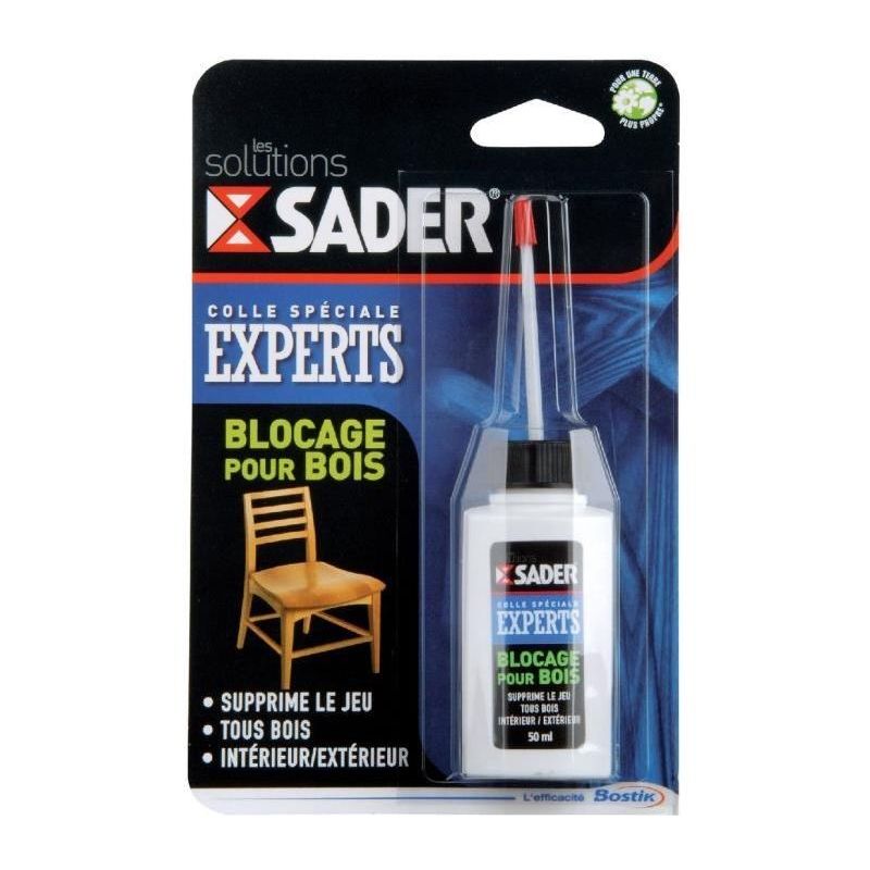 Sader - flacon colle blocage bois - 50ML 287979