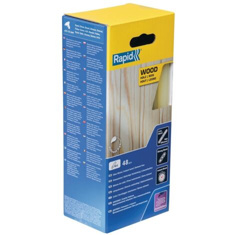 Colle Bois & Dérivés - 190mm x 48 sticks (env. 880g) - Boite
