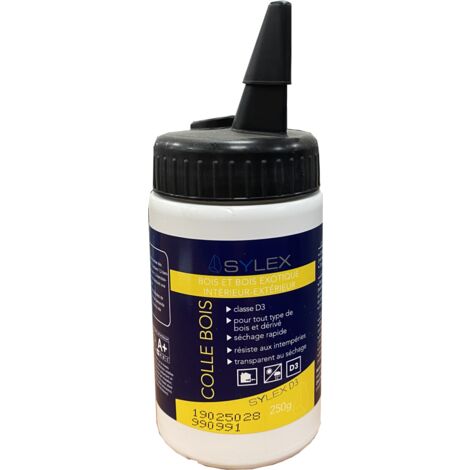 Colle bois et bois exotiques D3 Conditionnement: 250GR