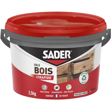 Colle bois prise rapide Sader  Conditionnement: 2,5KG