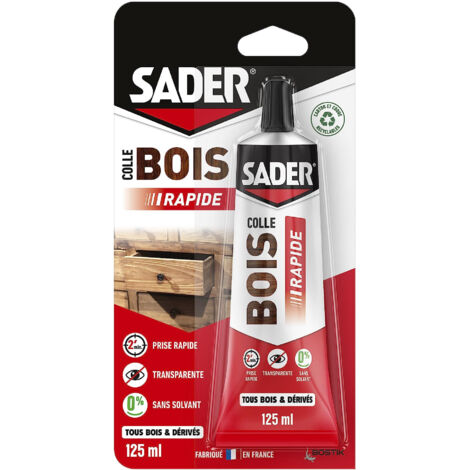 Colle bois rapide, tube de 55ml.