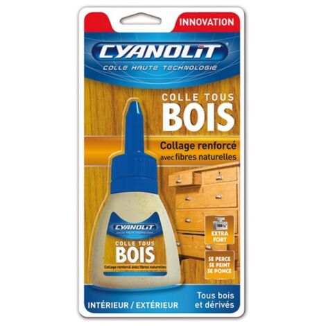 Colle Bois Tube 50g Blister Cyanolit