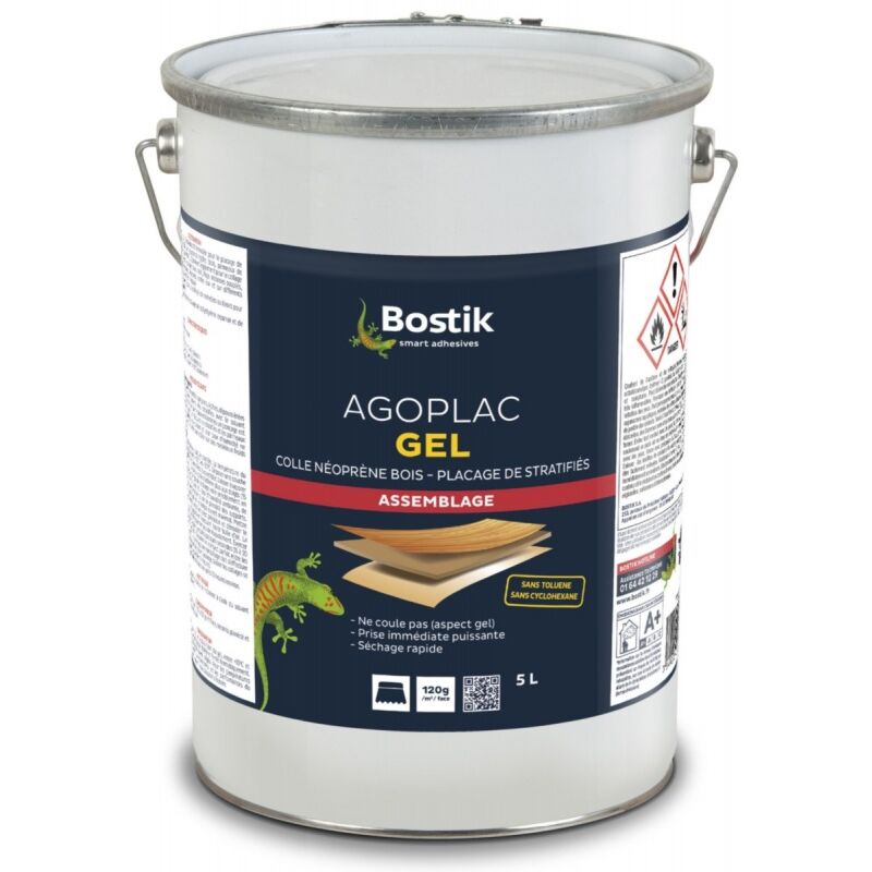 Bostik - colle neoprene agoplac gel 5L