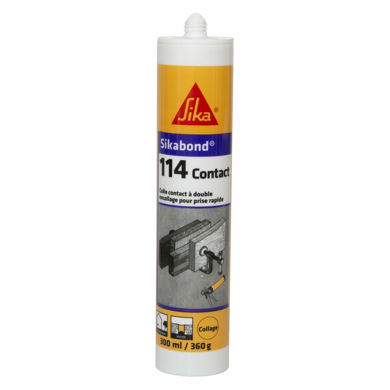 Colle Contact à Prise Rapide Sika bond-114 Contact - Beige 300 ml - Beige