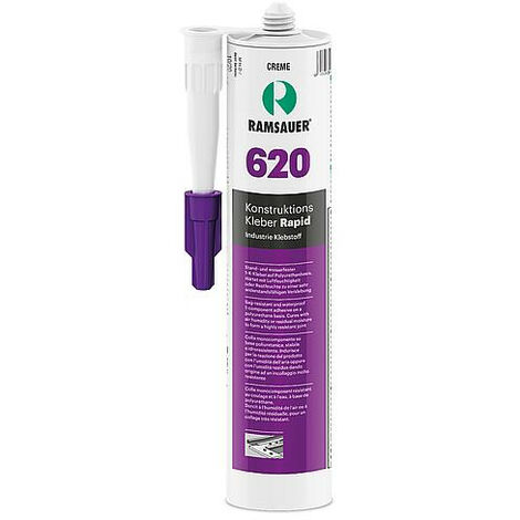 colle construction RAPID 620 couleur creme sans silicone 310 ml