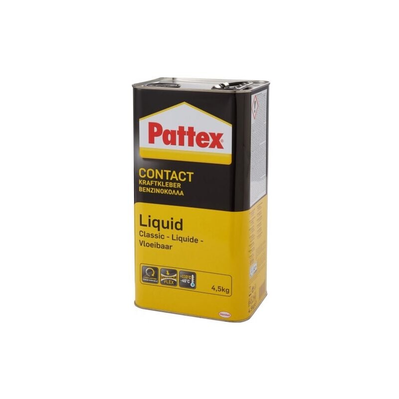 Pattex - Colle puissante Classic, Modèle : Bidon de 4,5 kg, Type PCL7W (Par 4)