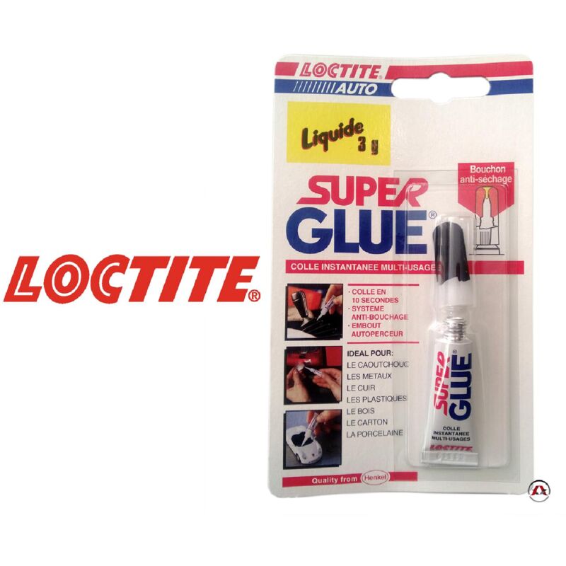 Loctite - 2x Colle contact - Super glue - 3g