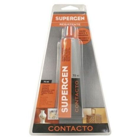 Colle Contact Supergen 75ml Adhésion Forte Et Rapide Pour Multiples Matériaux - Supergen