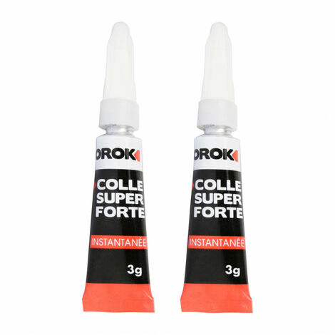 COLLE CYANOACRYLATE LIQUIDE 2X3G INSTANTANEE