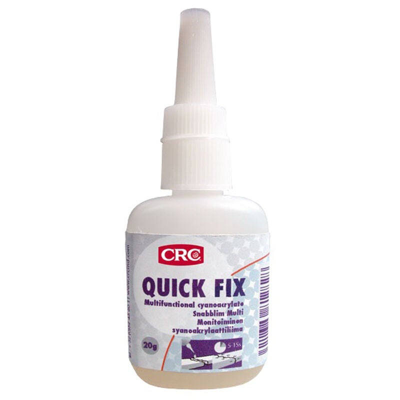 CRC - Colle cyanoacrylate multi-usages Quick Fix flacon 20g 30709