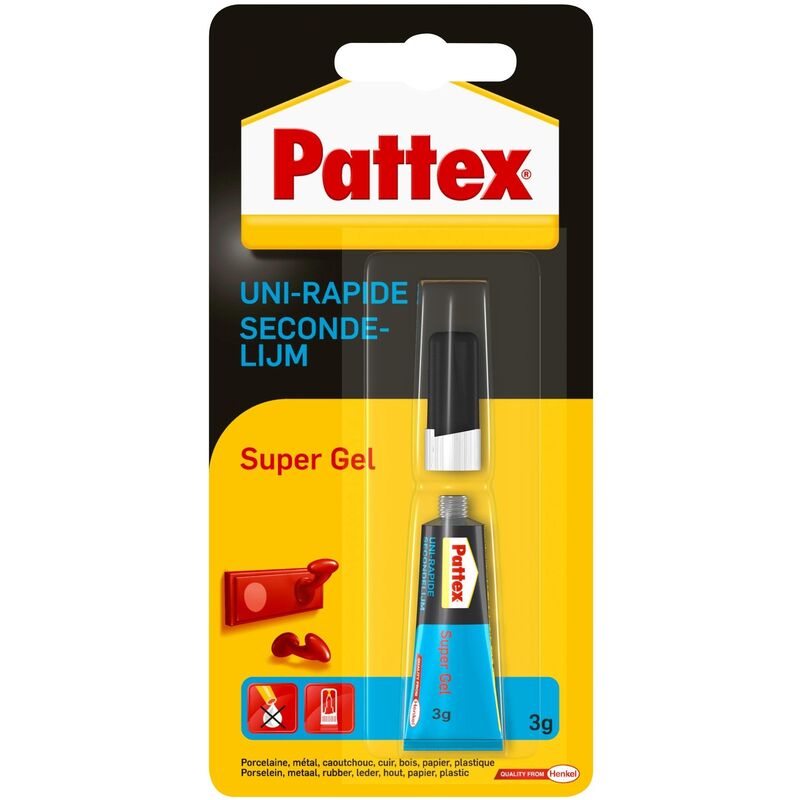 Pattex - 1432648 unirapide supergel colle forte